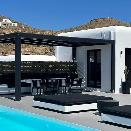 Villa Black And White Ftelia - Mykonos Mykonos Town