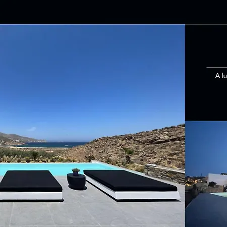 Villa Black And White Ftelia - Mykonos