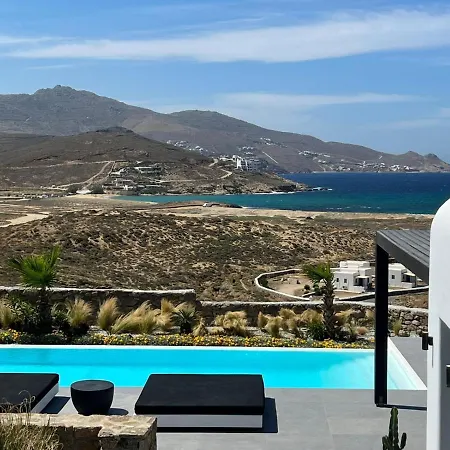Black And White Ftelia - Mykonos Villa